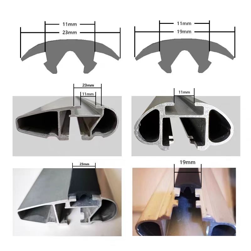 Etanșare EPDM pentru suportul de bagaje de pe acoperișul mașinii, bandă neagră impermeabilă pentru cadrul bagajelor