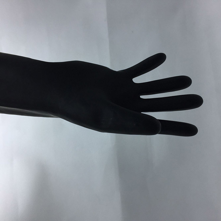 Dongfangsheng Mănuși rezistente la acide și baze, mâneci scurte, mănuși industriale de protecție chimică și anticoroziune, mănuși din latex rezistente la ulei