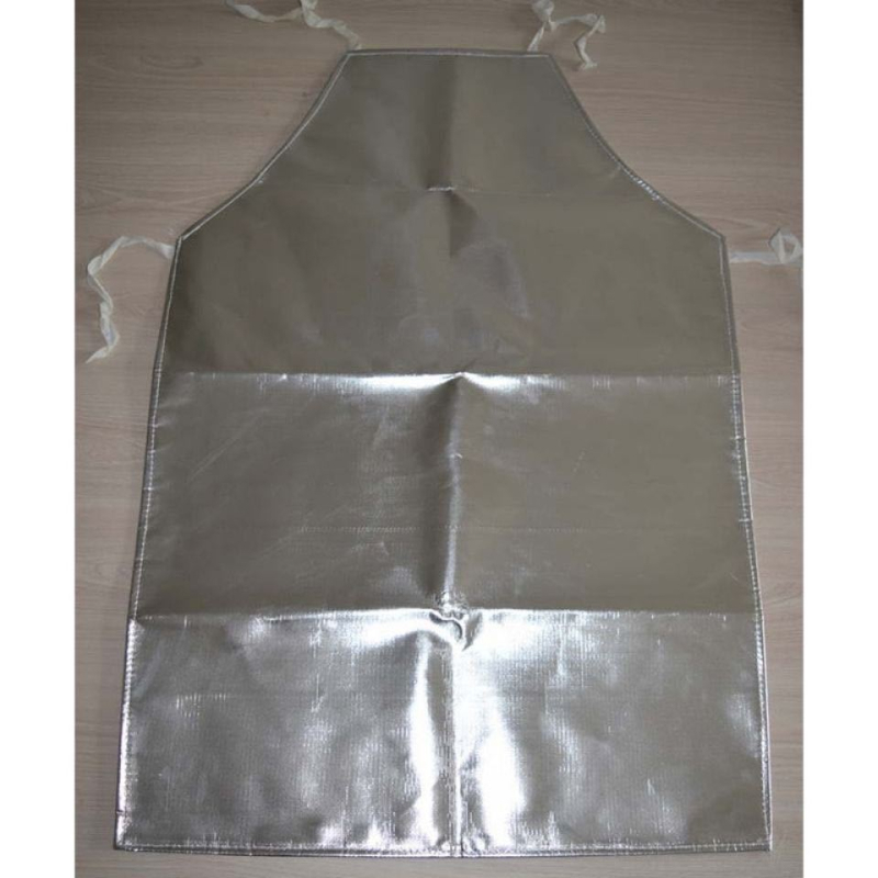 Șorț din folie de aluminiu, respirabil și izolant termic, pentru bucătărie, rezistent la temperaturi înalte, rezistent la ulei, anti-stropire, ignifug