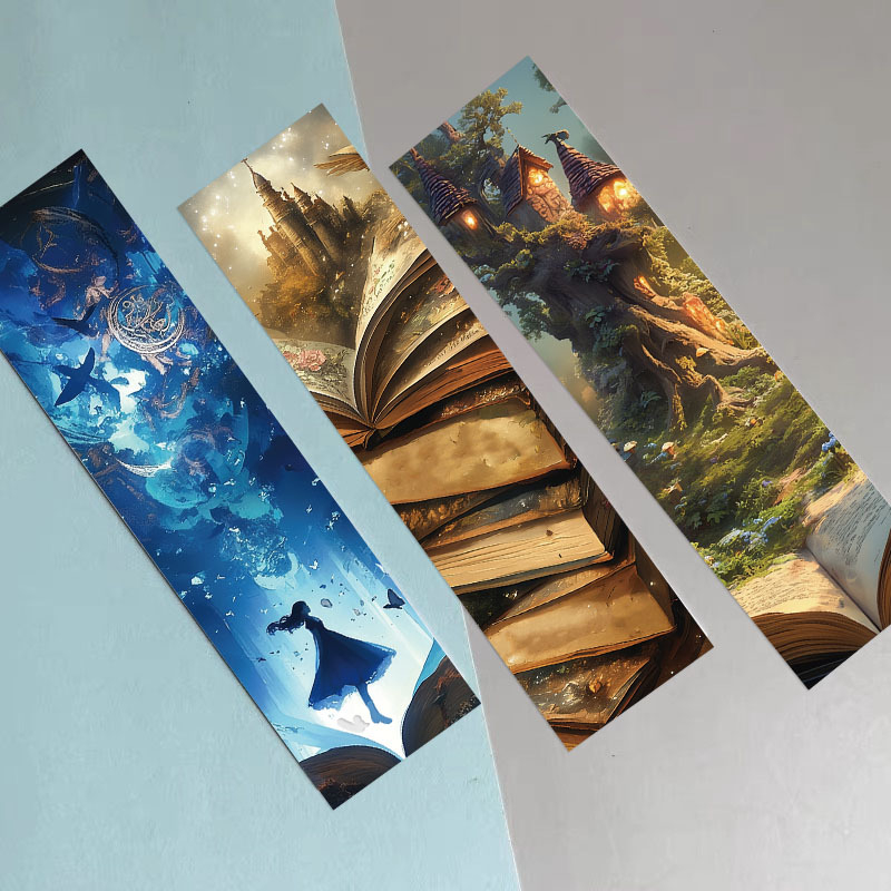 30 semne de carte cu temă fantasy pentru iubitorii de lectură, marcatoare de pagină decorative