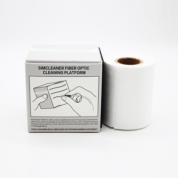 SIMWORK SIMCLEANER-WIPES-II Șervețele de curățare pentru capătul de fibră optică, țesătură nețesută, uscate și umede, 300 buc./cutie