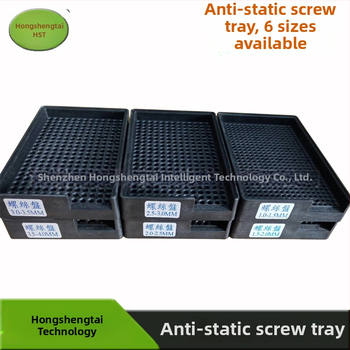 Placă din plastic pentru șuruburi, anti-statice, neagră, pentru electronice, separator 1-5 mm