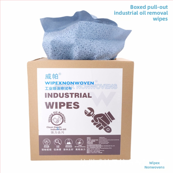 Weipa Ștergătoare Industriale din Material Nețesut, Multifuncționale, Fără praf, Rulou Mare, Albastru