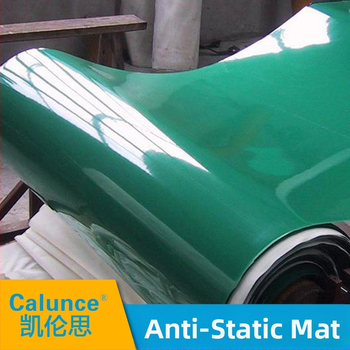 Covoraș anti-static pentru masă, din cauciuc, verde, 2 mm, moale