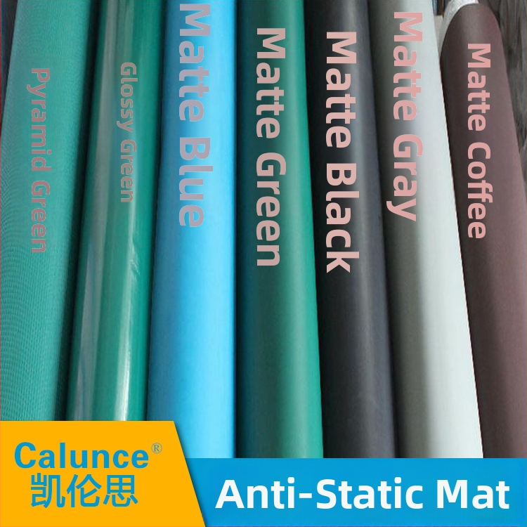 Covoraș anti-static pentru masă, din cauciuc, verde, 2 mm, moale