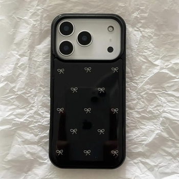 Husă din silicon cu ilustrație în stil coreean pentru iPhone 11–14 Pro Max, protecție anti-cădere, personalizabilă, argintiu sau negru