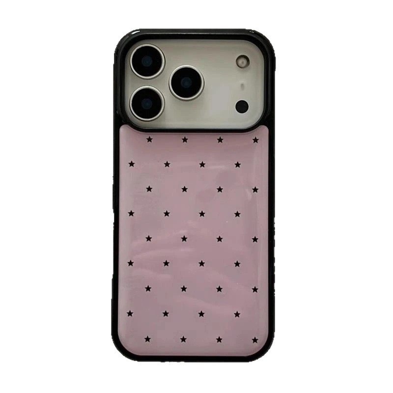 Husă din silicon cu ilustrație în stil coreean pentru iPhone 11–14 Pro Max, protecție anti-cădere, personalizabilă, argintiu sau negru