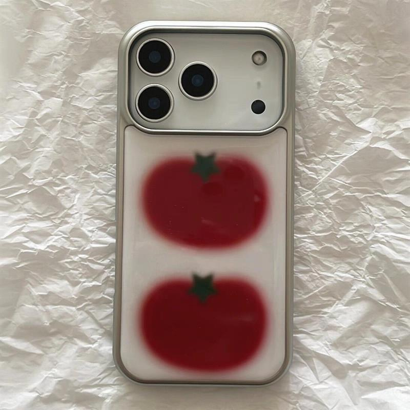 Husă din silicon cu ilustrație în stil coreean pentru iPhone 11–14 Pro Max, protecție anti-cădere, personalizabilă, argintiu sau negru