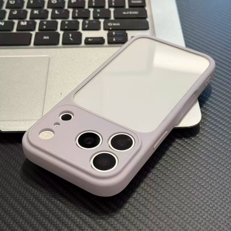 Husă în stil Ins, paletă de culori macaron pentru iPhone 16 și iPhone 17, dual-color anti-cădere, schimbare rapidă
