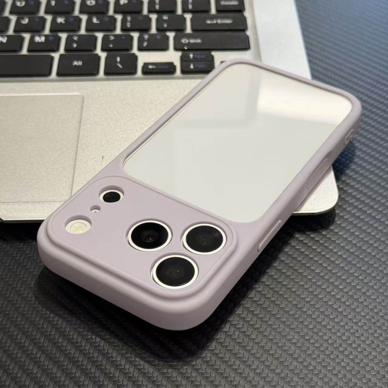 Husă în stil Ins, paletă de culori macaron pentru iPhone 16 și iPhone 17, dual-color anti-cădere, schimbare rapidă