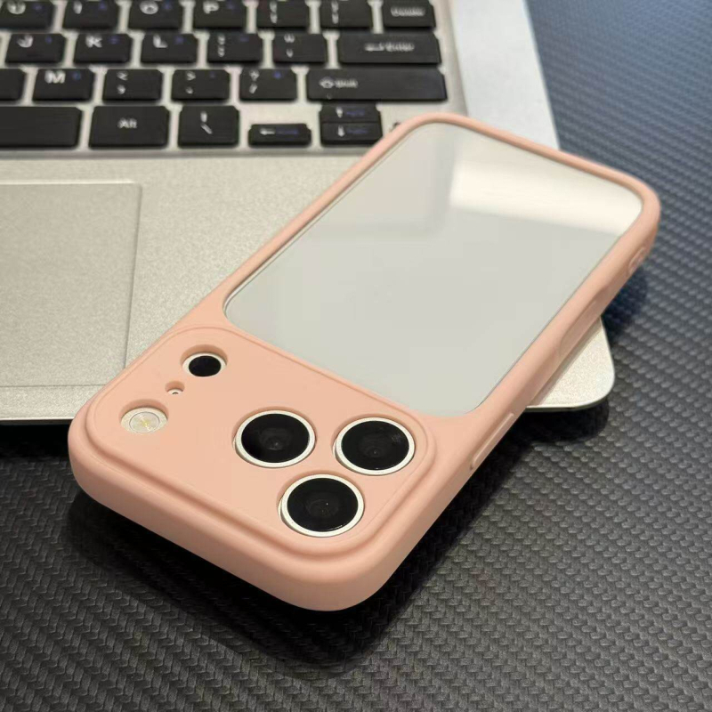 Husă în stil Ins, paletă de culori macaron pentru iPhone 16 și iPhone 17, dual-color anti-cădere, schimbare rapidă