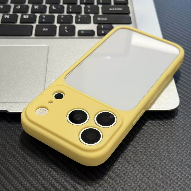 Husă în stil Ins, paletă de culori macaron pentru iPhone 16 și iPhone 17, dual-color anti-cădere, schimbare rapidă