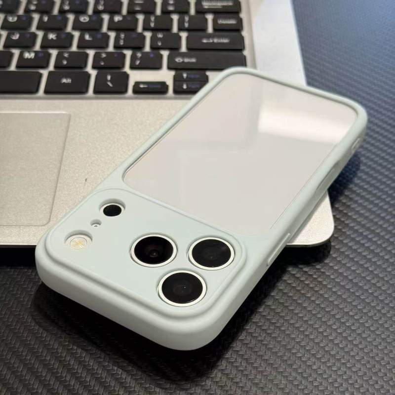 Husă în stil Ins, paletă de culori macaron pentru iPhone 16 și iPhone 17, dual-color anti-cădere, schimbare rapidă