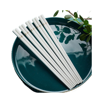 10 perechi bețișoare ceramice, antiderapante, ușor de curățat, rezistente la mucegai, ecologice, porțelan osos