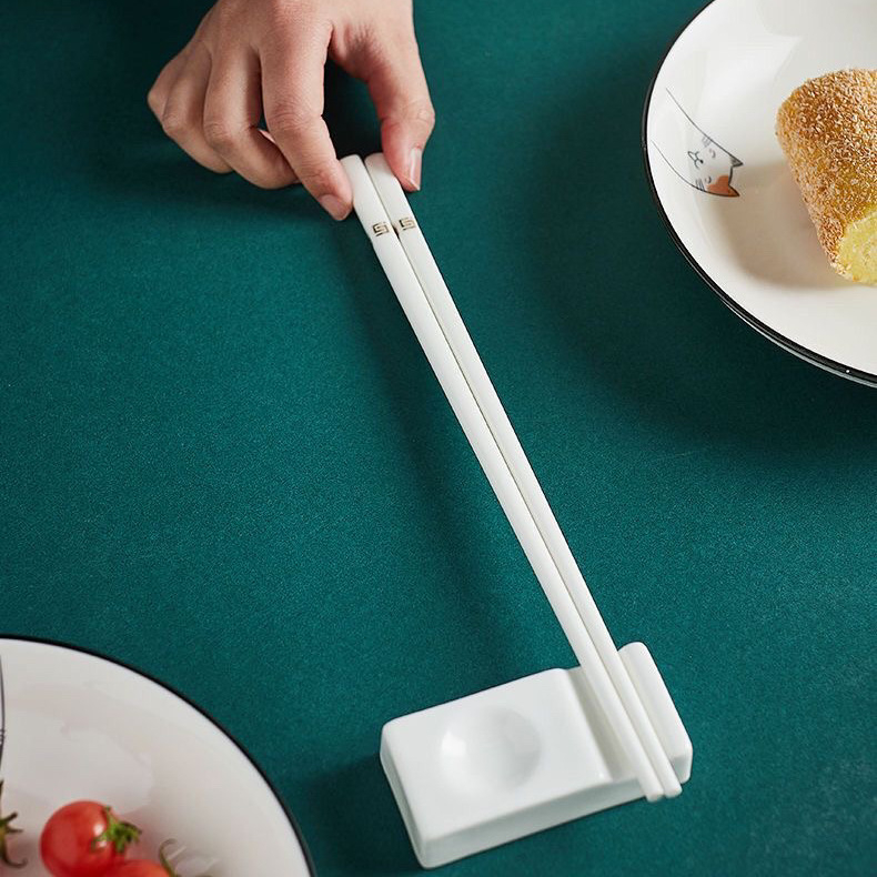 10 perechi bețișoare ceramice, antiderapante, ușor de curățat, rezistente la mucegai, ecologice, porțelan osos