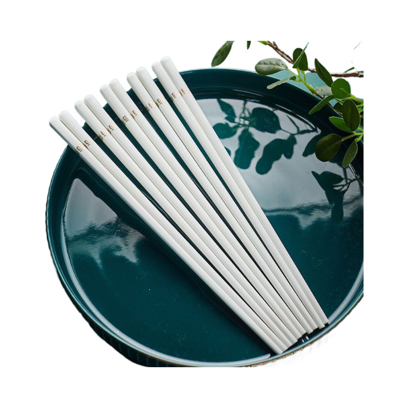 10 perechi bețișoare ceramice, antiderapante, ușor de curățat, rezistente la mucegai, ecologice, porțelan osos