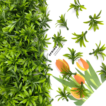 Ghirlandă artificială din plante cu Arhat grass și plante acvatice pentru decorare peisaj și fotografie