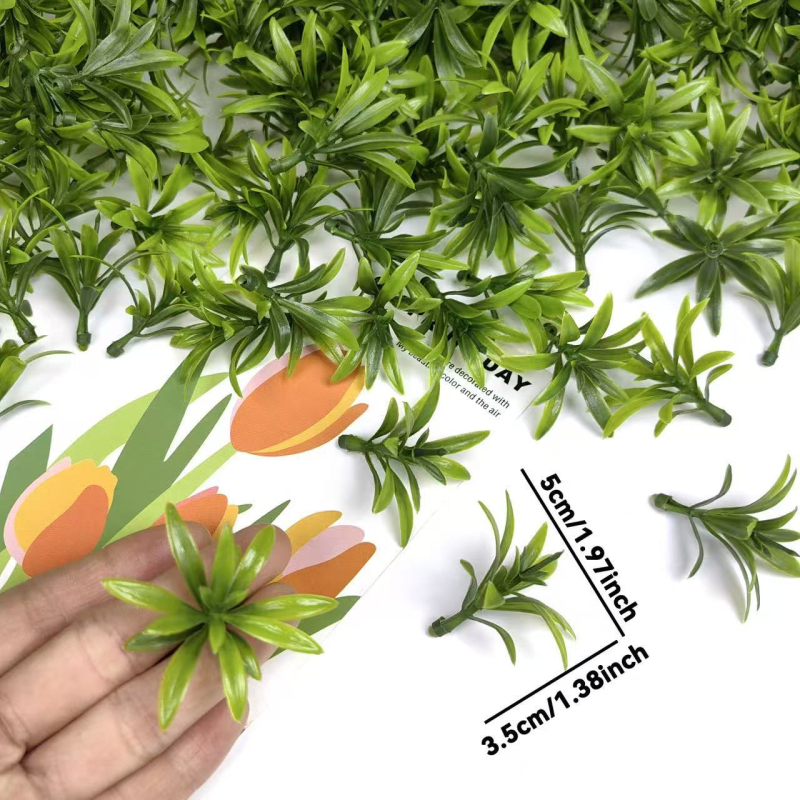 Ghirlandă artificială din plante cu Arhat grass și plante acvatice pentru decorare peisaj și fotografie