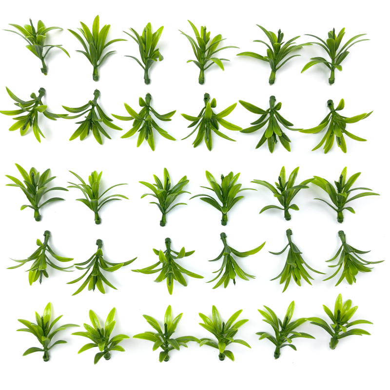 Ghirlandă artificială din plante cu Arhat grass și plante acvatice pentru decorare peisaj și fotografie