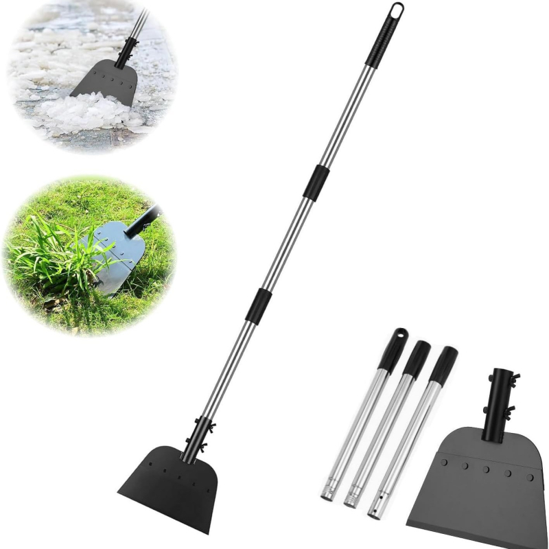 Instrument de exterior pentru curățarea grădinii, dezghețare, definirea bordurii gazonului și îndepărtarea buruienilor, lopată de grădină