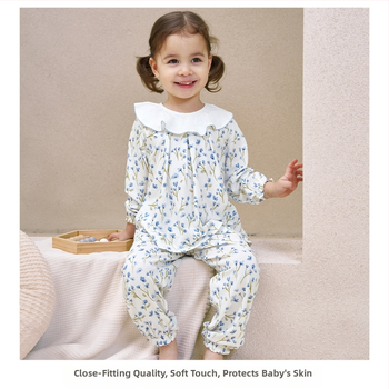 Andan Set Pijamale Copii Unisex cu Mâneci Lungi din Bambus-Bumbac-Spandex, Model Cartoon, Îmbrăcăminte de Casă