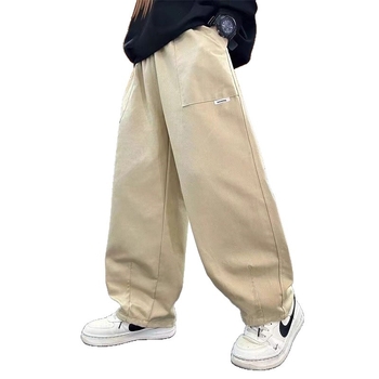 Pantaloni cargo pentru băieți, primăvară-toamnă, ușori, croială lejeră, pantaloni lungi