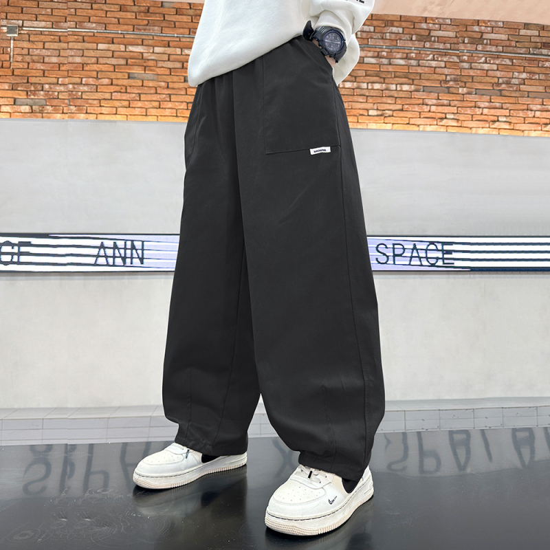 Pantaloni cargo pentru băieți, primăvară-toamnă, ușori, croială lejeră, pantaloni lungi