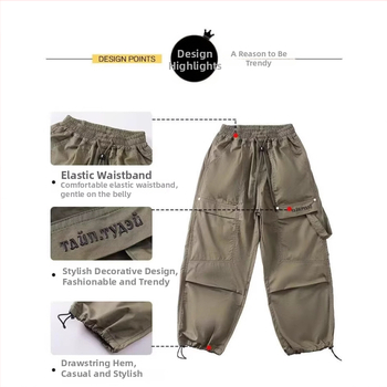 Pantaloni de lucru pentru băieți, primăvară 2025