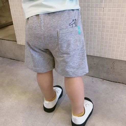 Șorturi de vară din bumbac pentru copii, cu dinozaur, ușoare și casual, pentru băieți și fete.
