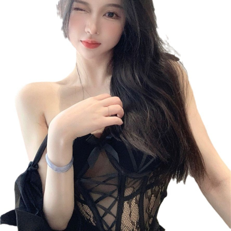 Bustier cropped cu căptușeală și oase din oțel, corset cu oase de pește, talie subțire, top cu bretele pentru club
