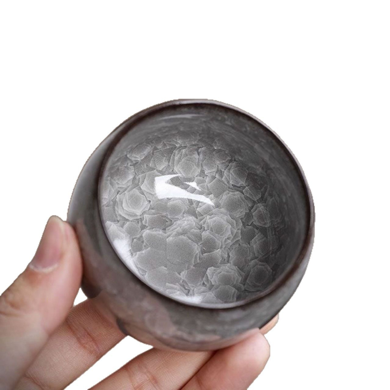 Ceașă de ceai din porțelan pentru bărbați, cană ceramică pentru degustare, stil Jian Zhan