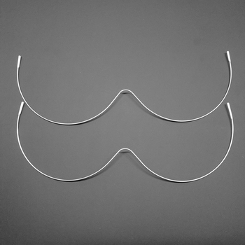 Bustier din oțel inoxidabil, inel în formă de W, sârmă rotundă de 1,6 mm, costum de baie și lenjerie într-o singură piesă