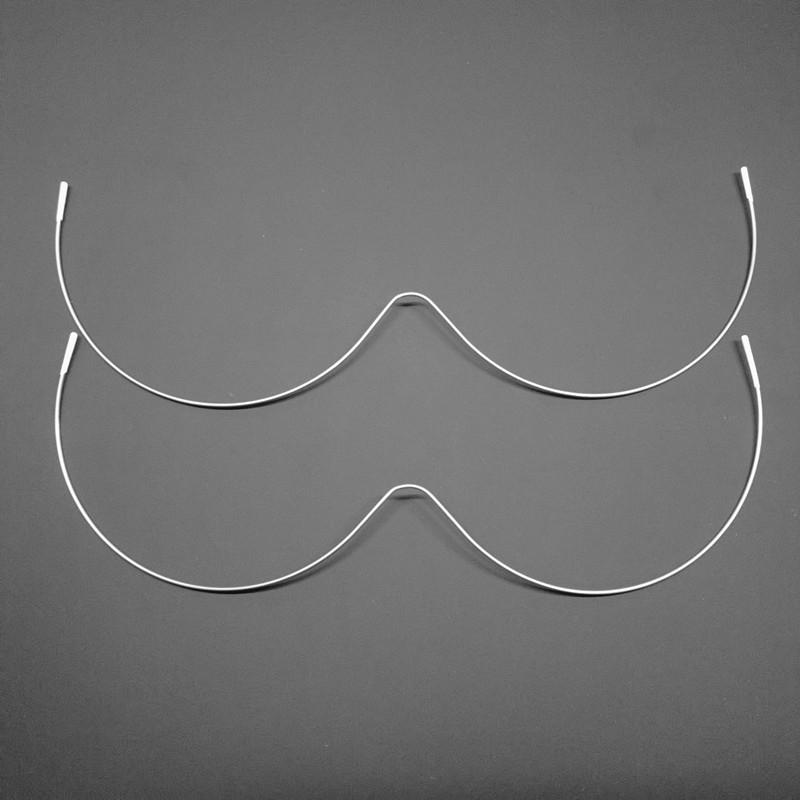 Bustier din oțel inoxidabil, inel în formă de W, sârmă rotundă de 1,6 mm, costum de baie și lenjerie într-o singură piesă