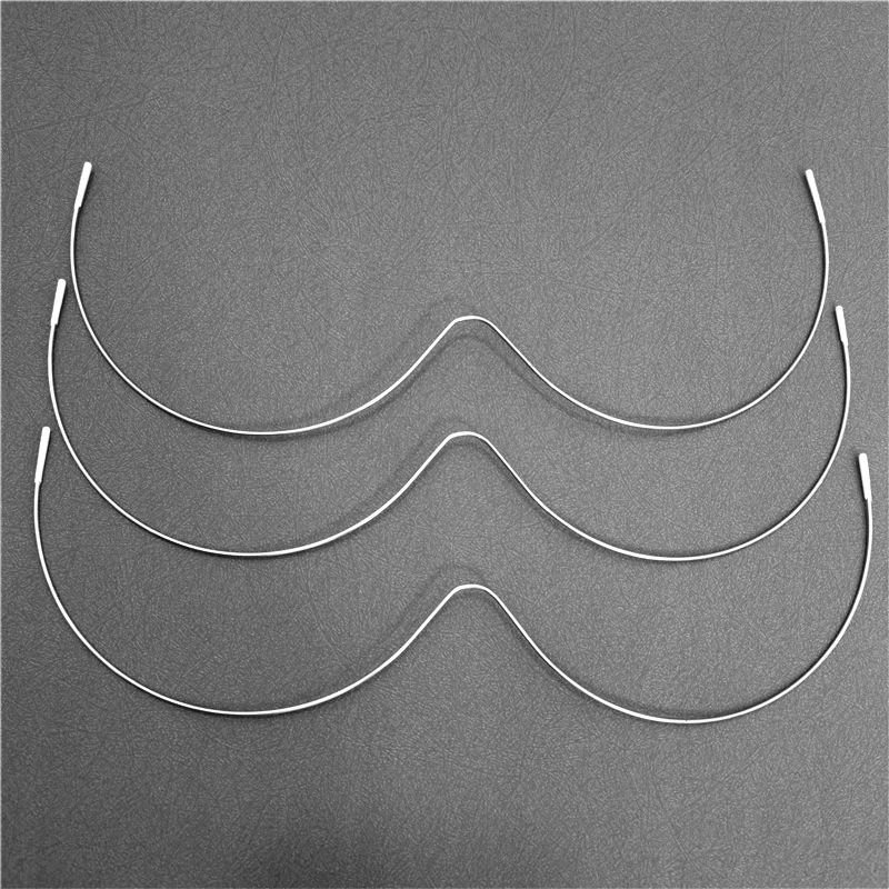 Bustier din oțel inoxidabil, inel în formă de W, sârmă rotundă de 1,6 mm, costum de baie și lenjerie într-o singură piesă