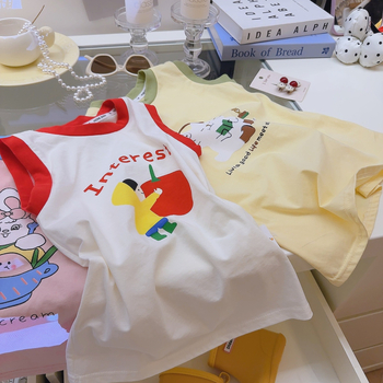 Rochie lungă fără mâneci pentru fete, din bumbac, ușoară și răcoroasă pentru vară