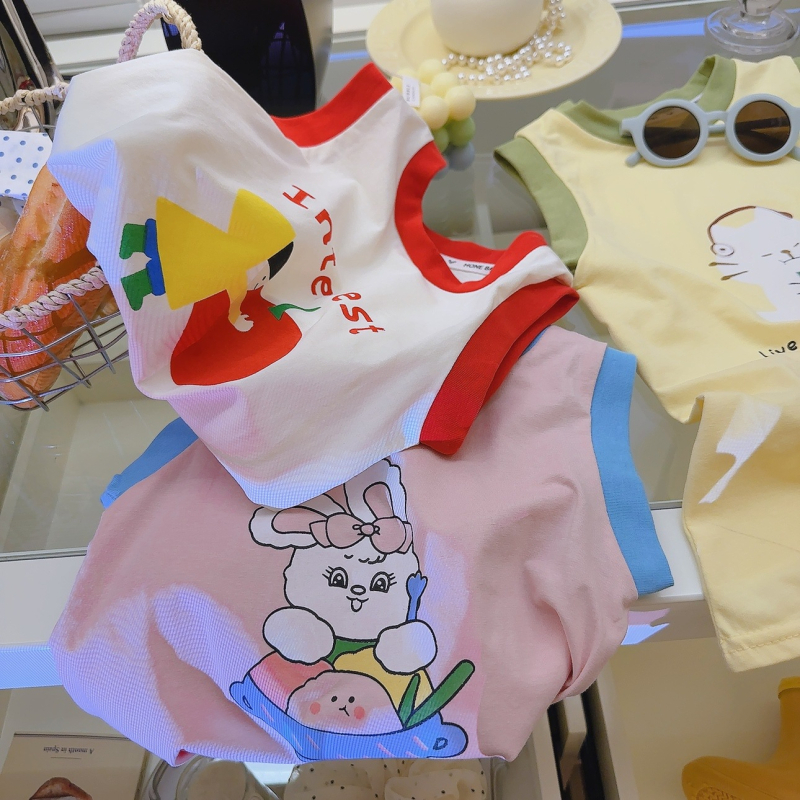 Rochie lungă fără mâneci pentru fete, din bumbac, ușoară și răcoroasă pentru vară