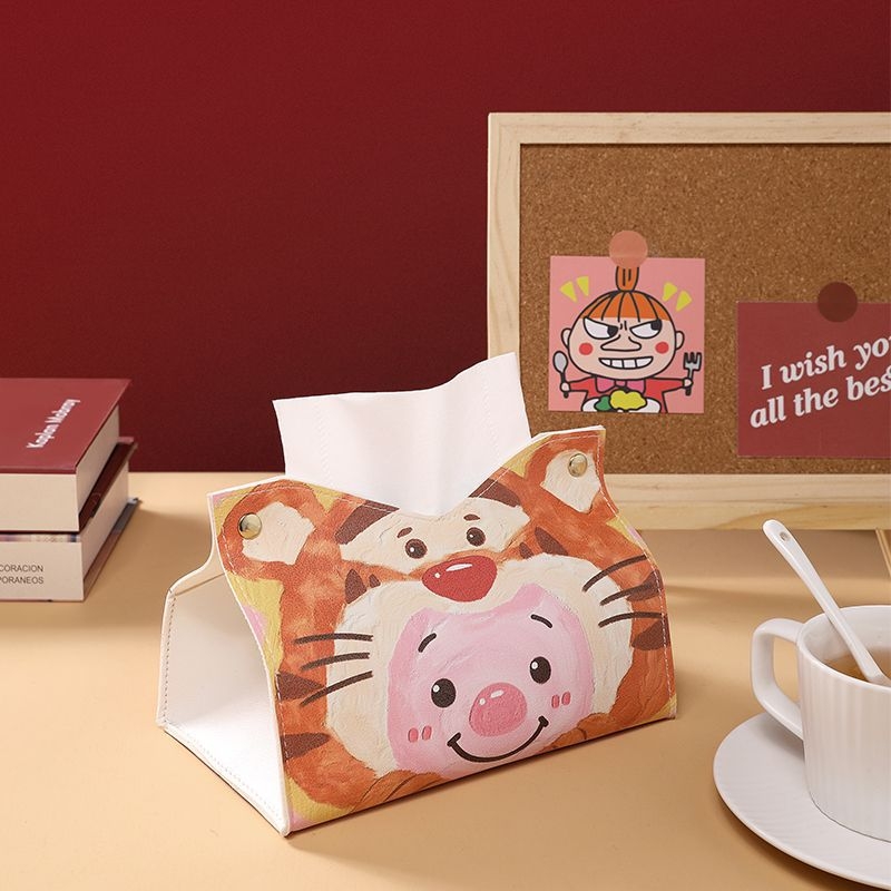 Cutie Stitch pentru șervețele - finisaj din piele - pentru mașină, living și baie - design modern de lux