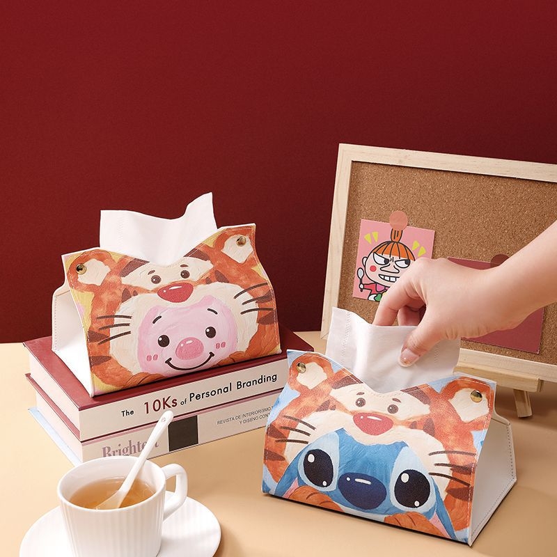 Cutie Stitch pentru șervețele - finisaj din piele - pentru mașină, living și baie - design modern de lux