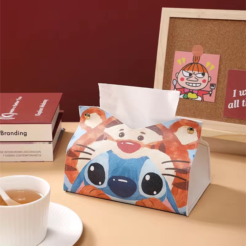 Cutie Stitch pentru șervețele - finisaj din piele - pentru mașină, living și baie - design modern de lux