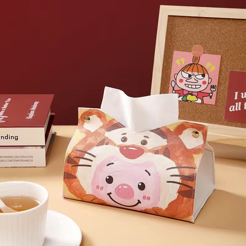 Cutie Stitch pentru șervețele - finisaj din piele - pentru mașină, living și baie - design modern de lux