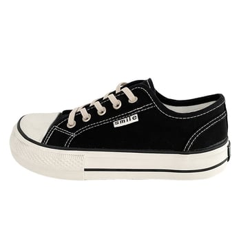 Pantofi din pânză elastică GD22 cu vârfuri din mango, adidași subțiri de vară pentru femei, pantofi albi versatili și populari