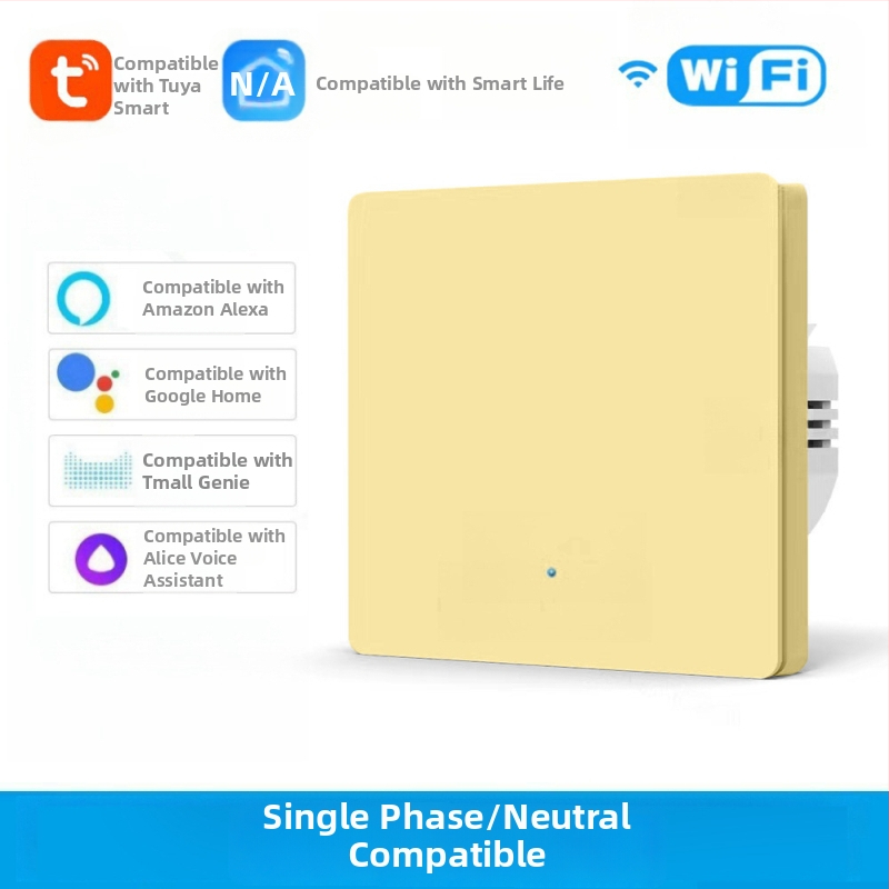 Comutator WiFi cu T34, Bluetooth, 433 MHz, mod dual și mod tri, control de la distanță prin aplicație, panou cu puncte