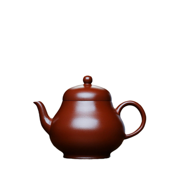 Ceainic Xuntao din argilă Yixing Gongfu, nisip purpuriu, suprafață pictată manual, ceramică premium, stil modern minimalist
