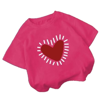Tricou copii cu mâneci scurte, unisex, poliester, vară 2026
