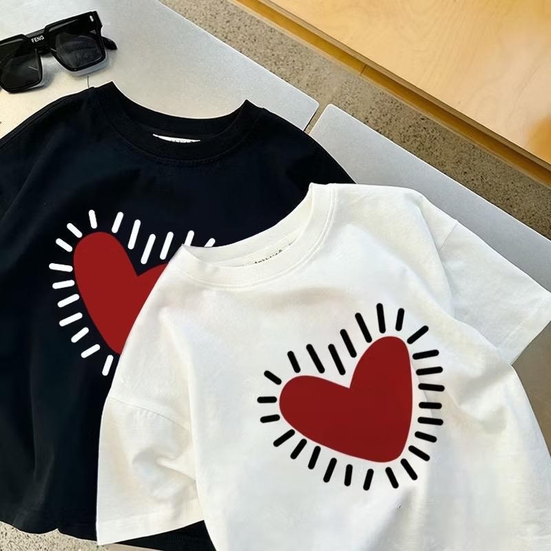 Tricou copii cu mâneci scurte, unisex, poliester, vară 2026