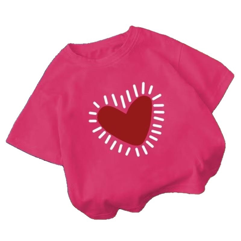 Tricou copii cu mâneci scurte, unisex, poliester, vară 2026