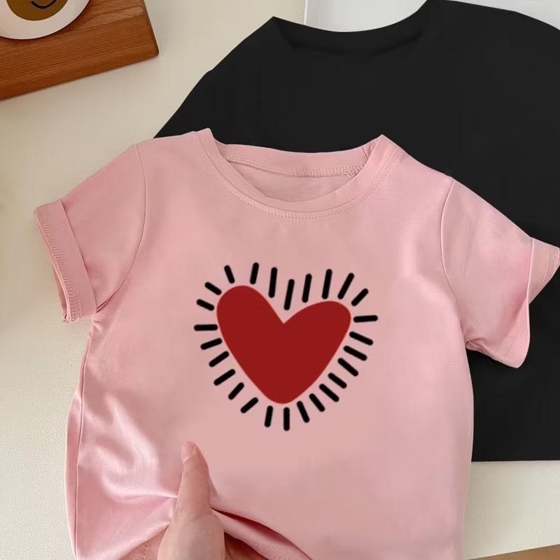 Tricou copii cu mâneci scurte, unisex, poliester, vară 2026