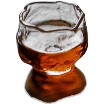 Cească de sticlă pentru ceai Gongfu, mică ceașcă de degustare, pahar de sticlă în stil antic, ceașca maestrului și pahar de vin