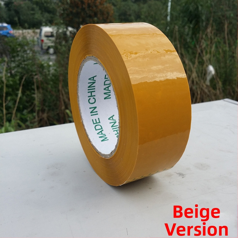 Bandă de ambalat, 48 mm x 100 m, bej transparent, aderență puternică