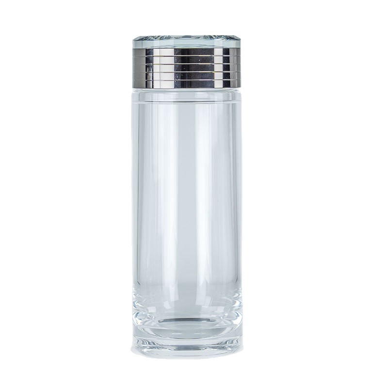 Ceașcă de ceai din sticlă de cristal, 500 ml, lucrată manual, pentru mașină și birou, cu logo personalizat